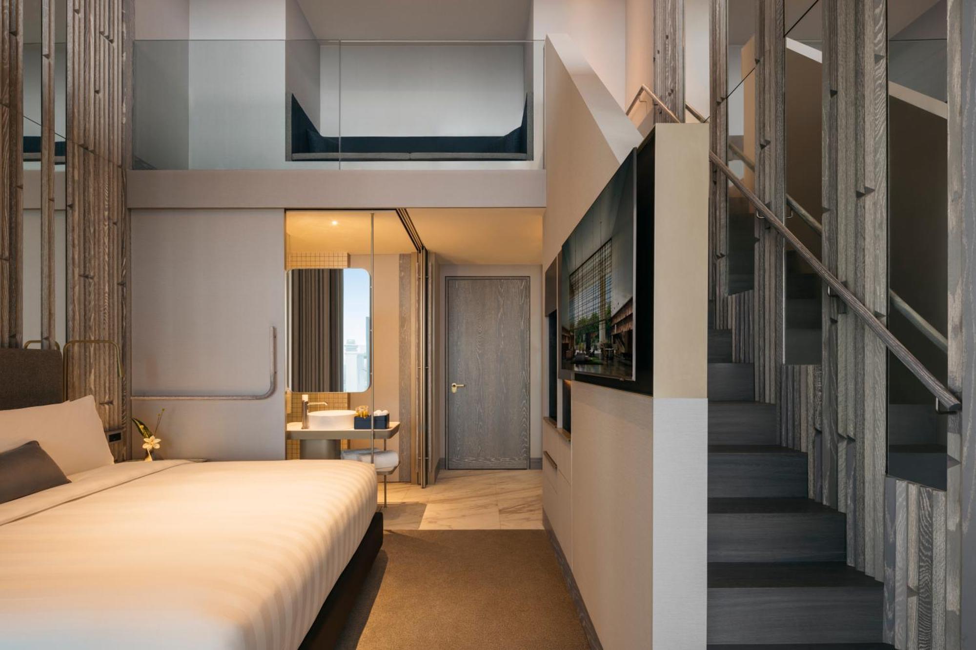 Hotel Pan Pacific Orchard Singapur Zewnętrze zdjęcie A room at the hotel
