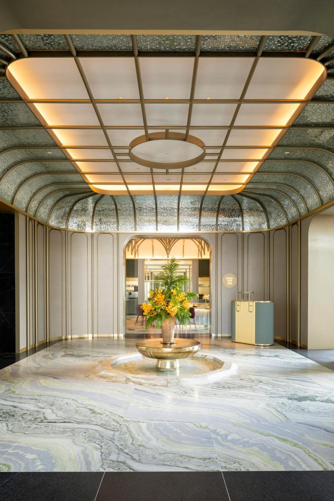 Hotel Pan Pacific Orchard Singapur Zewnętrze zdjęcie The lobby of the hotel