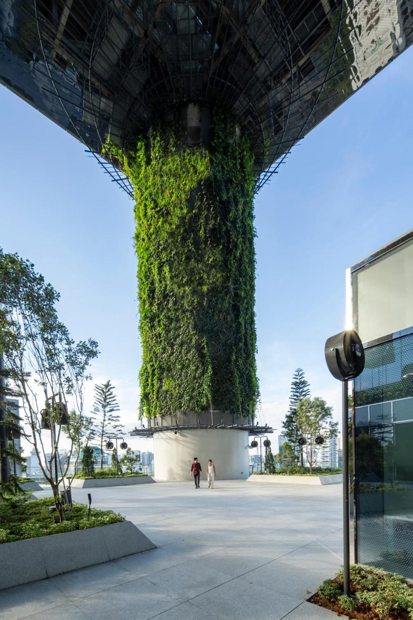 Hotel Pan Pacific Orchard Singapur Zewnętrze zdjęcie The Green Spine