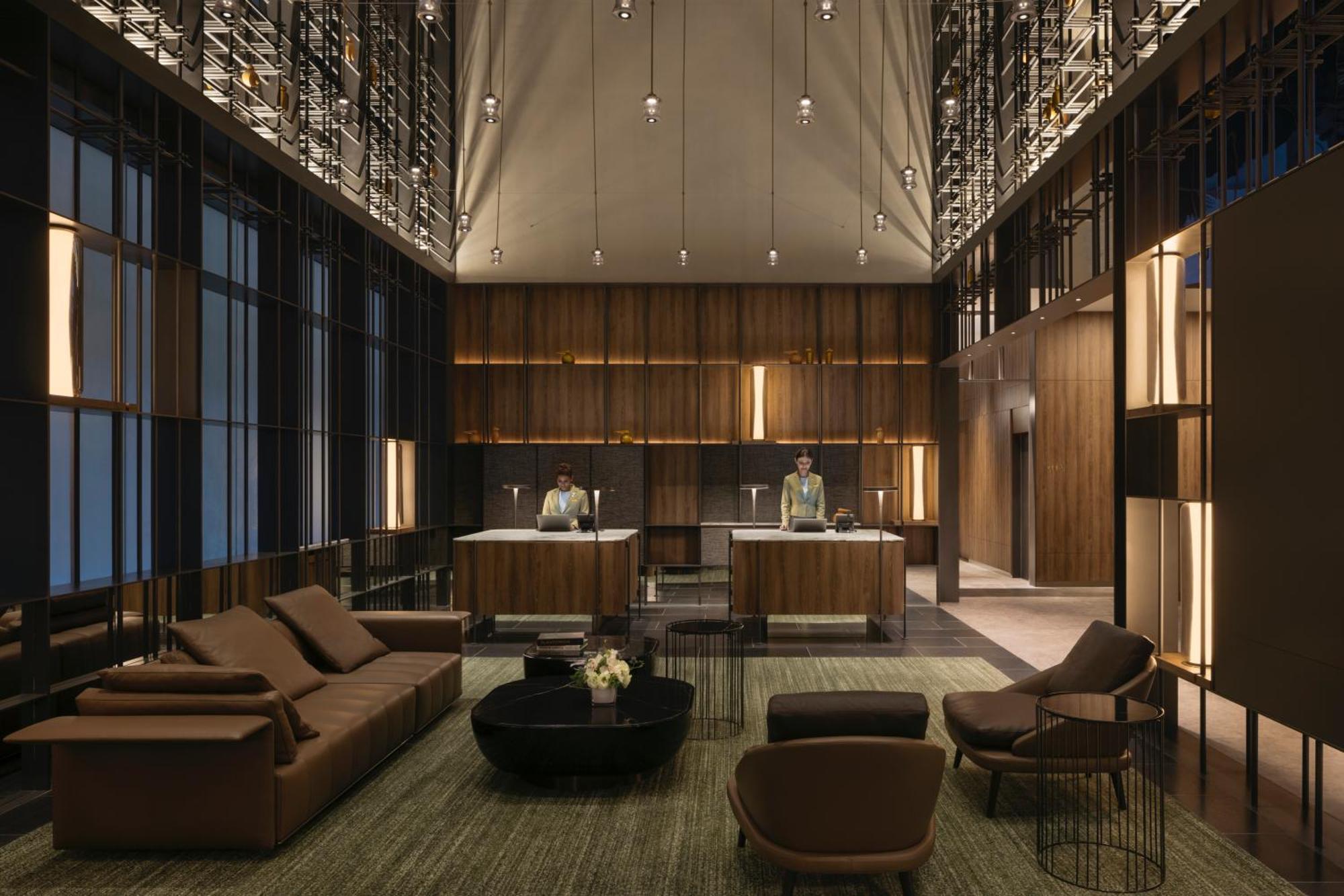 Hotel Pan Pacific Orchard Singapur Zewnętrze zdjęcie The lobby of the hotel