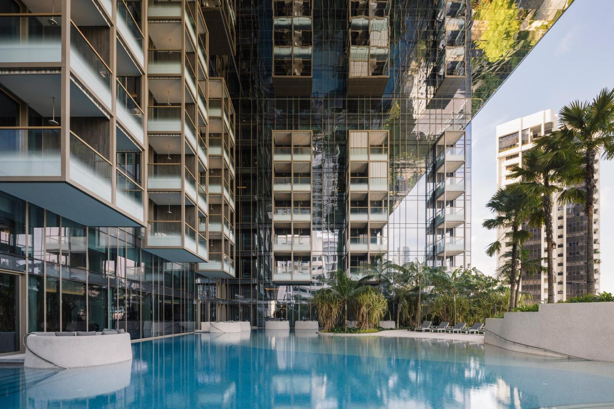 Hotel Pan Pacific Orchard Singapur Zewnętrze zdjęcie The Sky