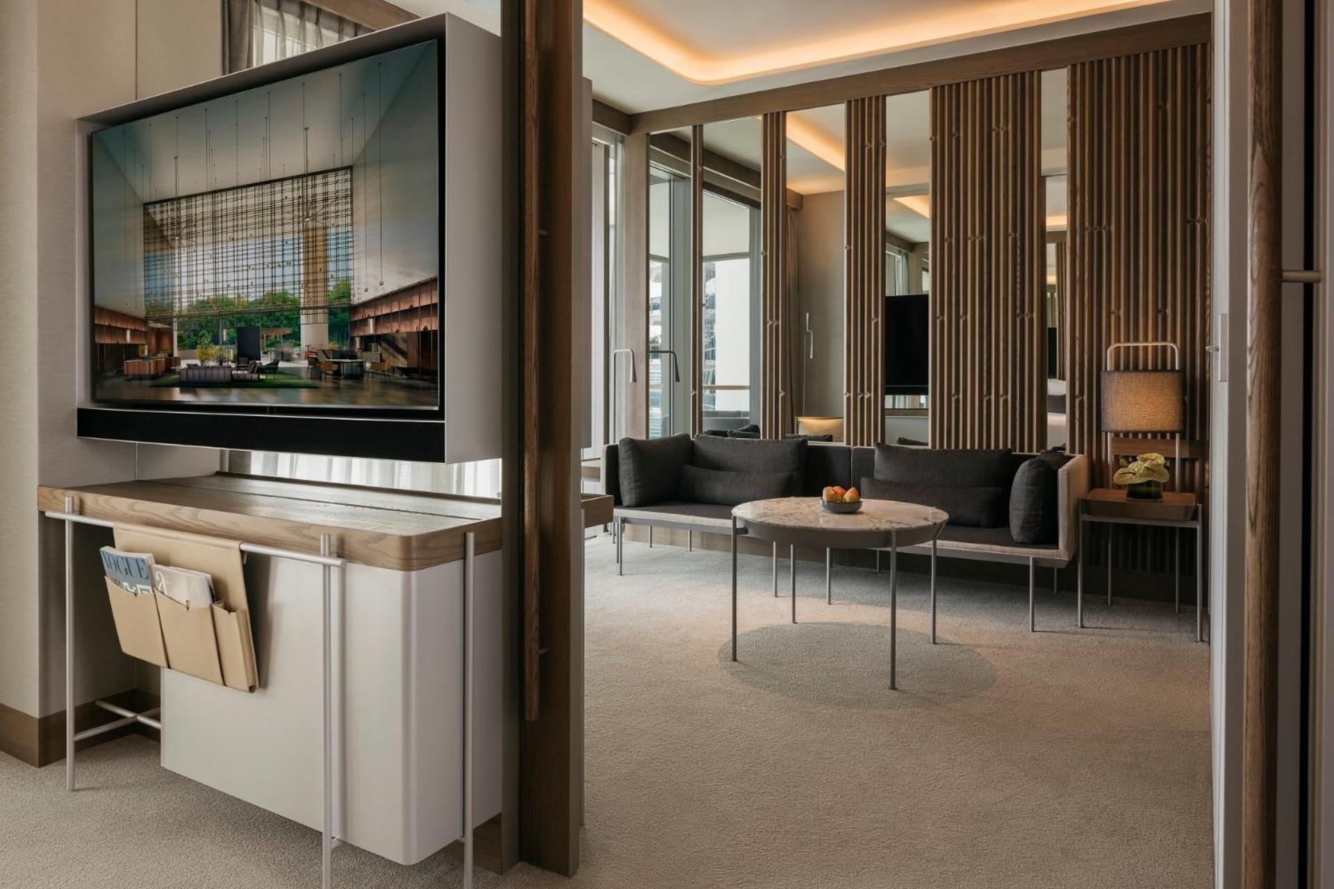 Hotel Pan Pacific Orchard Singapur Zewnętrze zdjęcie A suite at The Ritz-Carlton, Hong Kong