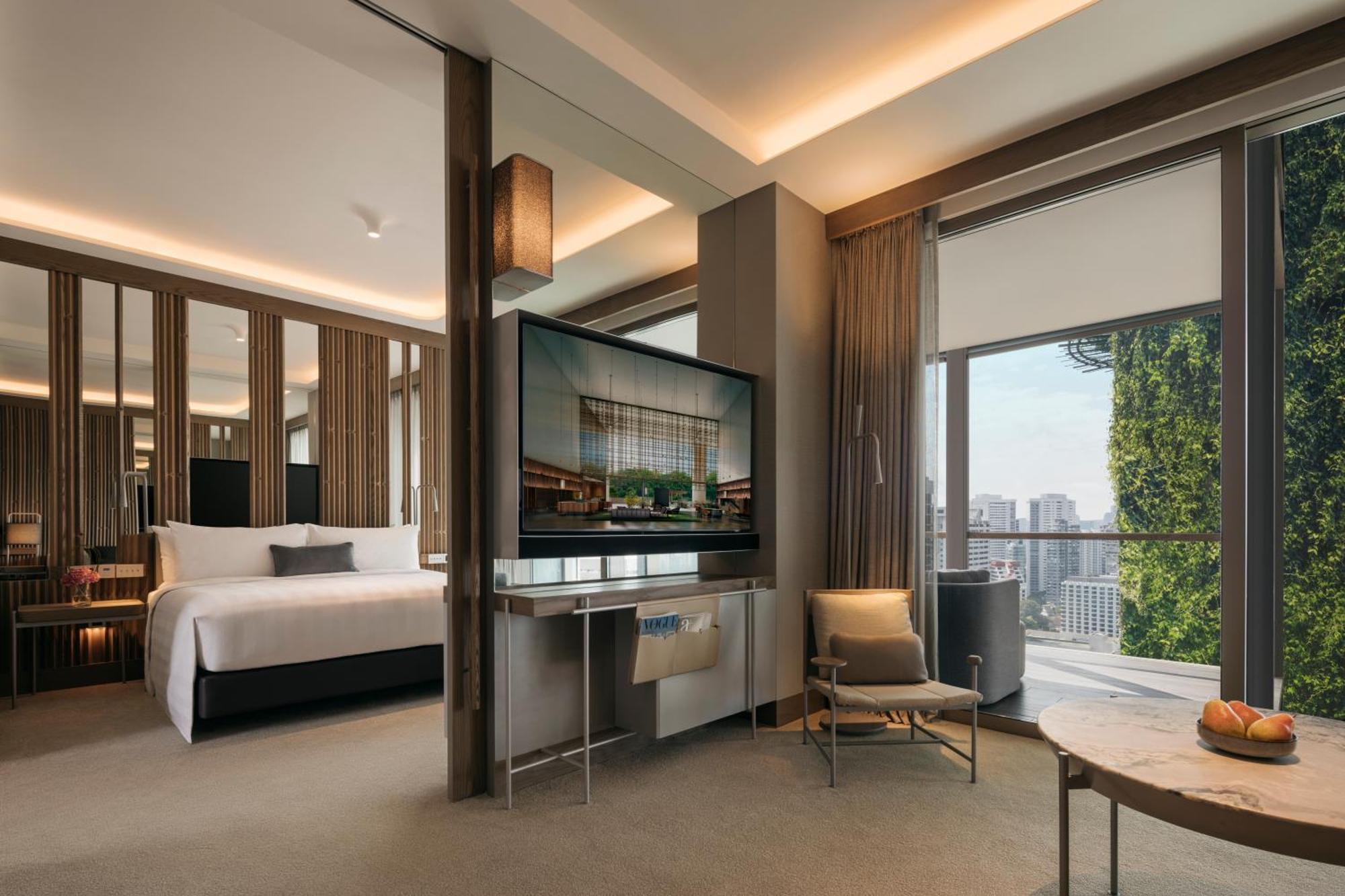 Hotel Pan Pacific Orchard Singapur Zewnętrze zdjęcie A suite at the hotel