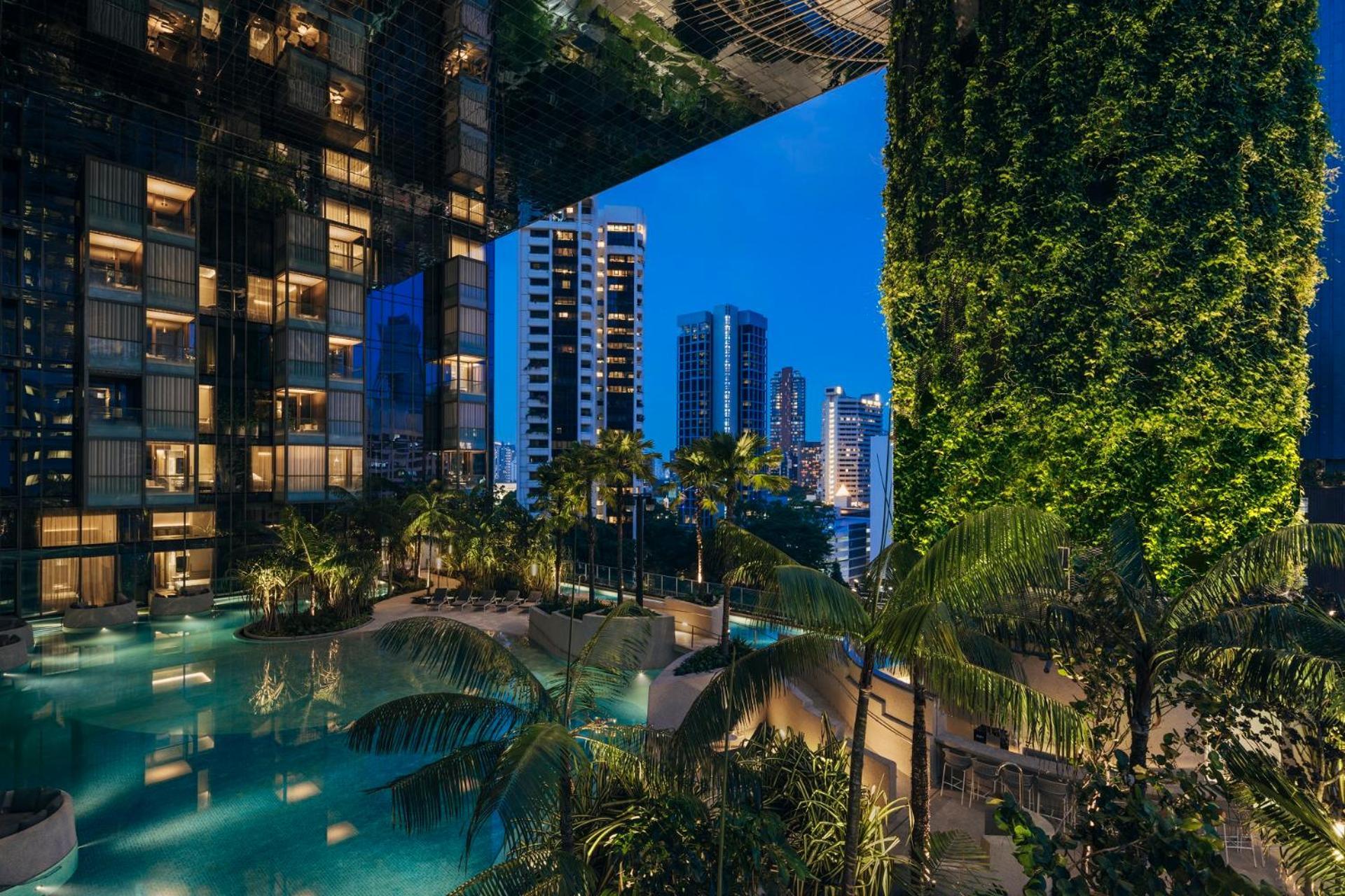 Hotel Pan Pacific Orchard Singapur Zewnętrze zdjęcie The Park