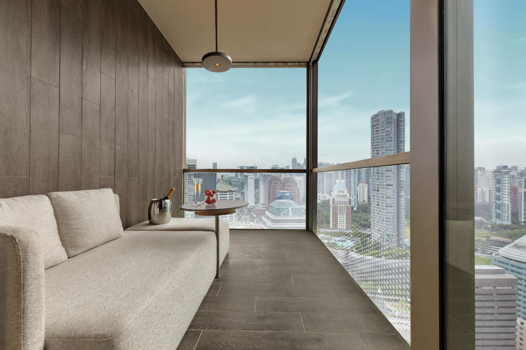 Hotel Pan Pacific Orchard Singapur Zewnętrze zdjęcie Balcony