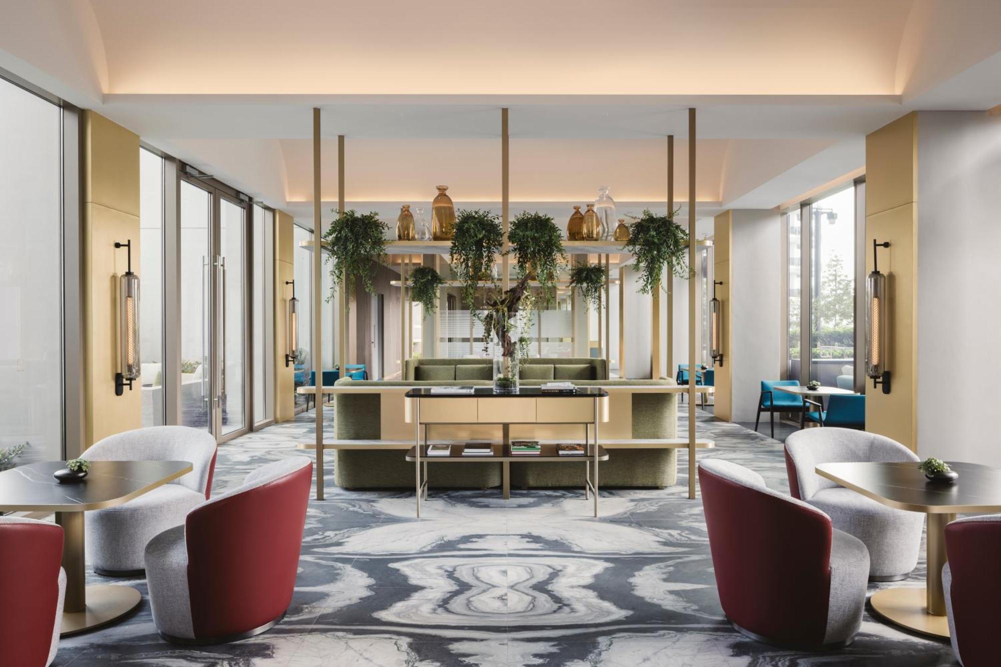 Hotel Pan Pacific Orchard Singapur Zewnętrze zdjęcie The lobby of the hotel